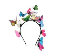 MAGICLULU Butterfly Headband Boys and Adjustable Plastic Hair Band for and Women, Comfortable to Wear Creative Hair Accessories Suitable for Homecoming and Mother'S Day