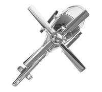 MAGICLULU Car Air Freshener Rotatable Helicopter Shaped Silver Alloy Creative Aromatherapy Diffuser Blades Driving and Home Bedroom Use