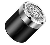 MAGICLULU Car Solid Balm Air Freshener for Auto Car Aromatherapy Cup Stylish Black Abs and Glass Solid Perfume Design Prevents Spills Fragrance for On-the-go