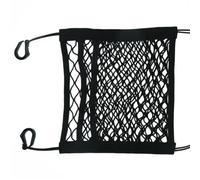 MAGICLULU Car Storage Net Pocket Car Seat Organizer Double-layered Elastic Hanging Pouch Large Capacity between The Two Front Seats Drivers Pets