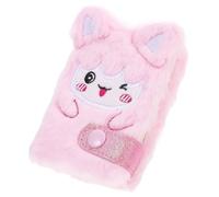 MAGICLULU Cartoon Notebook Plush Mini Pocket Journal on Trips with Adorable Shaped Cover and Portable Design