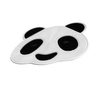 MAGICLULU Cartoon Panda Shower Floor Foot Scrub Mat Back Exfoliating Scrubber Comfortable Dead Skin Remover Tpr Material Adorable Design for Shower and Wall Use