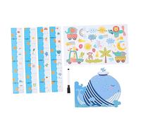 MAGICLULU Cartoon Wall Decal Children's Height Chart Fun Animal Characters Easy Peel Stick No Damage to Walls for Boys and Girls' Room