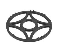 MAGICLULU Cast Iron Wok Ring for Gas Hob, Iron Stove Rack with Non-slip Support, Universal Fit for Small Frying Pans and Turkish Coffee Pots, Kitchen Burner Ring