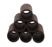 MAGICLULU Ceramic Aquarium Shrimp Habitat and Fish Tank Hideaway Shelter with Breeding Cave Tube, Coffee Colour, Reducing Stress and Aggression for Small Tank Aquatic Pets