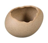 MAGICLULU Ceramic Broken Egg Bowl Salad Serving Dessert Soup Fruit Bowl Creative Tableware for Family Friends Unique Whimsical
