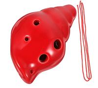 MAGICLULU Ceramic Conch Shape Ocarina for Boys and Girls Beginner-friendly Wind Instrument Design for Music Adorable Collectible Travel