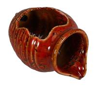 MAGICLULU Ceramic Jar Fountain Tabletop Waterfall Jar for Indoor Outdoor Garden Landscape Decor Circulating Water Pot with Oxygenating Flow