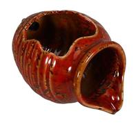 MAGICLULU Ceramic Jar Water Fountain Tabletop Indoor Outdoor Waterfall Jar for Garden Landscape Decor Circulating Water Pot with Oxygenating Flow