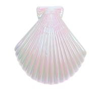 MAGICLULU Chair Beach Towel Holder Decorative Shell Shaped Clip Large Clip Force Securely Holds Beach Towel White Reliable Plastic Material Stylish Design for Family Vacations Drying