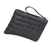 MAGICLULU Change Purse Woven Change Purse Minimalist Polyester Portable Sturdy Texture Lightweight Women Storage Bag for Outdoor Activities 8.65x5.11x0.79in