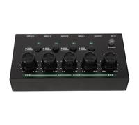MAGICLULU Channel Mini Audio Mixer for Recording with Low Noise, Metal and Plastic Build, Intuitive User Interface, for Mobile Setups and Podcasts