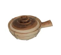 MAGICLULU Chinese Clay Casserole Pot with Handle for Braised Rice and Soup Cooking Even Heat Distribution Stewing Pot with Steam Vent Lid for Single-serving Bibimbap Noodles and Braised