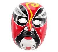 MAGICLULU Chinese Peking Mask Hand Painted Decorative Party Mask for Wall Decoration for Halloween and Cultural Events and Elegant Design Great for Photo Props