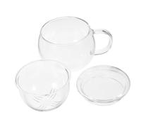 MAGICLULU Chinese Style Tea Cup Infuser Insulated Tea Mug Set for Milk Juice Water