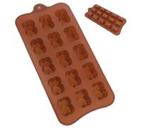 MAGICLULU Chocolate Silicone Mold Heart-Shaped Baking Mold for Candy Gummy Dessert Non-Stick Food-Grade Silicone for DIY Home Baking