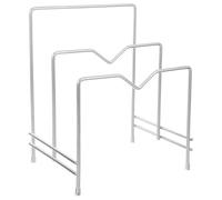 MAGICLULU Chopping Board Organizer Pot Lid Holder Kitchen Rack with Two-Tier Design for Efficient Utensil Storage