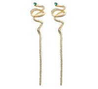 MAGICLULU Chopsticks for Hair 2pcs Rhinestone Snake Shape Hair Sticks for Theme Parties Ancient Style