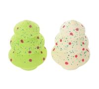 MAGICLULU Christmas Makeup Sponge Puff Set 2pcs Galaxy Glitter Beauty Sponges with Storage Box Soft Non-Latex for Wet Foundation Blending and Powder Application