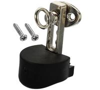 MAGICLULU Clarinet with Simple Installation Thumb Rest Cushion in Black Made of Stainless Steel and Rubber for Comfortable Clarinet Playing Accessory
