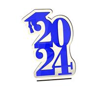 MAGICLULU Class of 2024 Graduation Sign 2024 Wooden Table Centerpiece Home Holiday Decoration