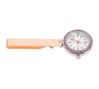 MAGICLULU Classic Golden Nurses Watch Clip-on Pocket Watch Luminous Hands Accurate Time Alloy and Glass Material Healthcare Professionals