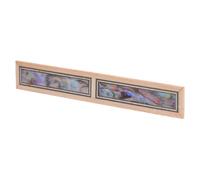 MAGICLULU Classical Guitar Bridge Inlay Wood Fretboard Marker with Precise Inlay Craftsmanship and Easy Installation for Personal Practice and Stage Performances, Beige Elegant Musical