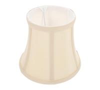 MAGICLULU Clip-On Fabric Lamp Shade 30Mm Diameter Beige Barrel Style for Floor and Table Lamps, Rectangular Replacement Shade for Living Room and Bedroom Use