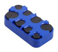 MAGICLULU Coin Storage Box Coin Holder Storage Box Blue Pp with Multiple Compartments Large Capacity Stylish Elegant Design for Home and Professional Use