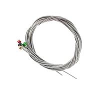 MAGICLULU Colorful Head 4-String Bass Strings U33 Set Sturdy Stainless Steel for Balanced Tension Deformation Resistance, for Replacing Old Or Broken Strings