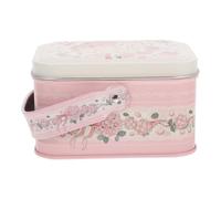 MAGICLULU Cookie Tin Tin Box with Lid, Iron Rectangle Gift Box with Handle, Sealed Holiday Design for Party and Wedding Favors