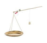 MAGICLULU Copper Apothecary Scale 250g Precision Medicine Scale with Easy to Use Lever for Medicine Weighing and Food Preparation Suitable for Herbs and Jewelry