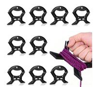 MAGICLULU Cord Winder Reel with Efficient Winding and Knot Prevention 10pcs Black Plastic Sturdy Cable Organizer for Wire and Hose for Home and Office Use