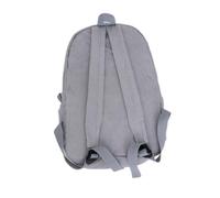 MAGICLULU Corduroy Campus Bag for Women with Large Storage Space and Anti-theft Function, Light Grey Backpack for Daily Use and Student Life