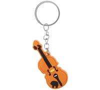 MAGICLULU Creative and Miniature Instrument Charm Violin Key Holder Keyring with Exceptional Craftsmanship Made of Plastic and Zinc Alloy, as Keychain or Bag Hanging Decor for Music