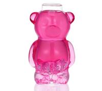 MAGICLULU Creative Bear-Shaped Cocktail Glass Thickened Bottom Stable Bar Cup for Home Office Restaurant Eco-Friendly Drinking Glass for Juice and Parties