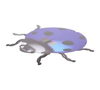 MAGICLULU Creative Iron Beetle Wall Hanging 3d Metal Bug Sculpture Wall Art Lifelike Insect Decor for Indoors Home Decoration