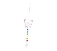 MAGICLULU Crystal Butterfly Suncatcher Hanging Ornament with Prism Rainbow Effect for Window Garden Wedding Decor Memorial Keepsake Gift