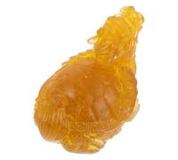 MAGICLULU Crystal Dragon Turtle Feng Shui Wealth Statue Decorative Collectible Figurine with Prosperity Symbolism Unique Yellow Table Ornament for Present Year of The Horse
