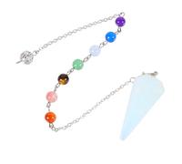 MAGICLULU Crystal Pendulum Hexagonal Pyramid Pendant DIY Accessory Suitable for Chakra Healing and Energy Work