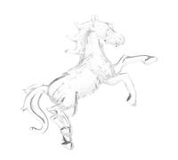 MAGICLULU Crystal Standing Horse Figurine Large Chinese Year Decor Realistic Feng Shui Sculpture for Office Desk Wealth Luck Ornament