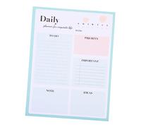 MAGICLULU Daily to Do List Notebook Green with Two-side Offset Paper for Prioritizing Tasks and Organizing Work Office Planner Notepad for Desk Use