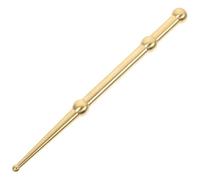 MAGICLULU Daily Use Acupressure Pen Brass Massage Tool for Treating Acute and Chronic Pain with Golden Body Massager for Foot and Whole Body Relaxation