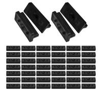 MAGICLULU Deck Fastener Clips System Abs Material 100pcs with Practical and Sturdy Design, 6mm T-Shaped Decking Board Clips for Composite Decking Boards for Outdoor Deck Installation