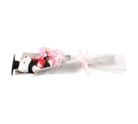 MAGICLULU Decorative Graduation Bear Bouquet with Sunflower Artificial Flowers, Plastic and Pp Cotton Material, for Indoor Space and Graduation Party Memories