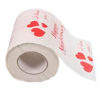 MAGICLULU Decorative Toilet Paper with Valentine Patterns, Soft and Comfortable Wood Pulp Paper Rolls for Bathroom and Office Use, Great Cleaning Power and Unique Novelty Gift
