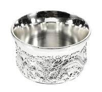 MAGICLULU Decorative Wine Cup Wine Holder Vintage Style Solid Zinc Alloy Construction Embossed Design Display Non-tip Spill Feature Home Decoration Giving