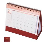 MAGICLULU Desk Calendar with Foldable Stand 2026 Small Standing Flip Monthly Planner Organizer Minimalist Paper Design for Daily Planning and Longterm Use for Office and School
