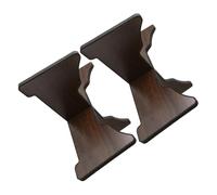 MAGICLULU Detachable Tongue Drum Tripod Stand Adjustable Height and Angle Music Instrument Holder for Handpan Ethereal Display Rack Dark Brown Rosewood Grain Portable for Practice and