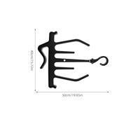 MAGICLULU Diving Gear Hanger for Wetsuits and Dry Suits, Black Plastic Scuba Diving Supplies Hook, Multi-Functional Dive Apparel Rack for Home and Boat Storage